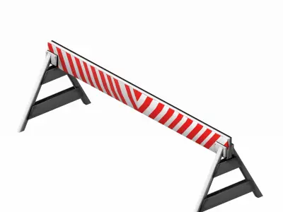 28 - Traffic Barriers and road safety products 3D Model Pack
