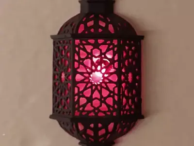 Geometric Lantern 3D Printable Model Model 3D MOB18P 3D print model