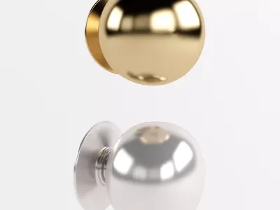 BALL CABINET KNOB 3D model