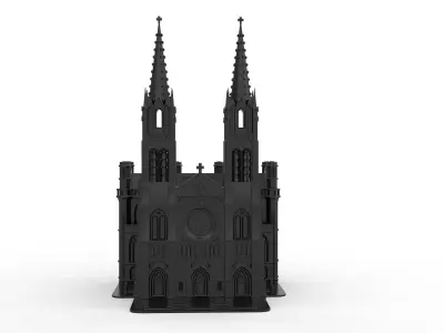 Cathedral Basilica of the Immaculate Conception - Denver 3D print model purchase
