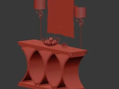 chest of drawers 1 3D model