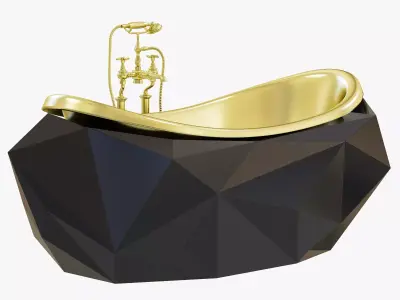 DIAMOND BATHTUB by MAISON VALENTINA 3D model