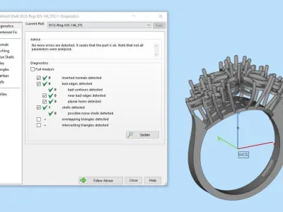 Jewelry ring 146 3D print model