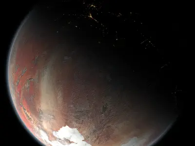 Desert Planet 06 Free 3D model