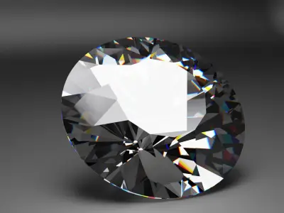 Realistic Diamond 3D model