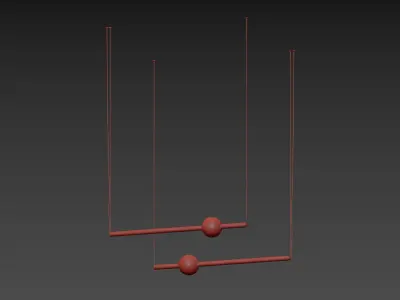ORION TUBE SUSPENSION By Lee Broom 3D model
