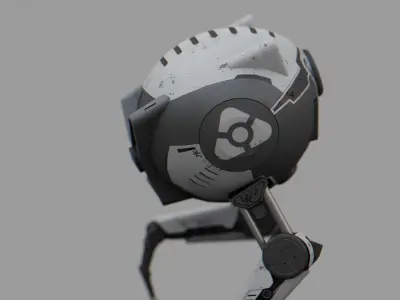UTILITY BOT BOSCH  rigged 3D model