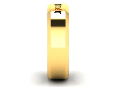 Solitaire Ring 3dm stl fbx obj render details 3D print model