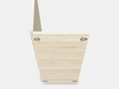 ASKERSUND 2-p door f corner base cabinet set Low-poly 3D model