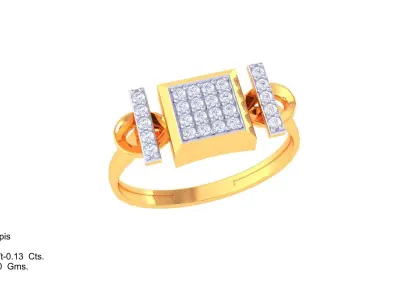  Women Ring MTL 3dm STL OBJ FBX Details 3D print model 110