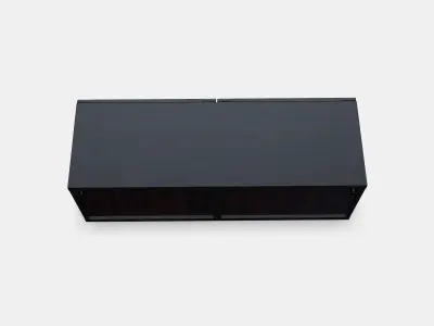 BESTA Shelf unit with glass doors 4 3D model purchase