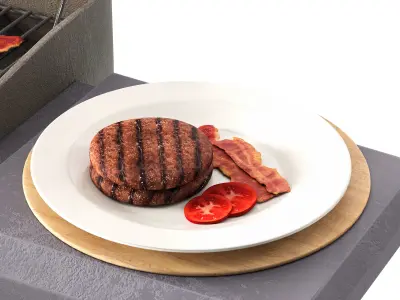 Barbecue 66 3D model