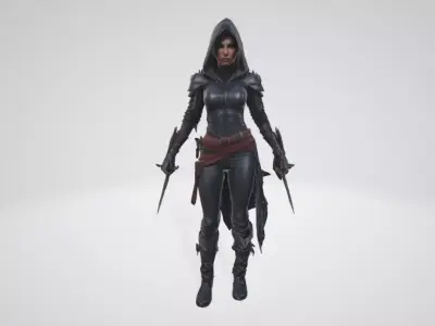 warrior amazon woman 3D model