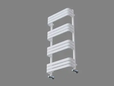 Bathroom Radiator Low-poly 3D model