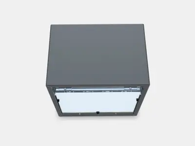 EKET Wall cabinet with glass door 2 Low-poly 3D model