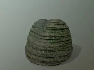 Rock Set Low-poly 3D model purchase