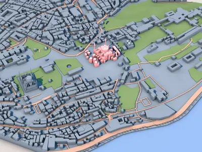 Hagia Sophia Grand Mosque in Istanbul Turkey  3D model