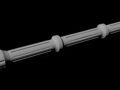 baluster metal tube Free 3D model
