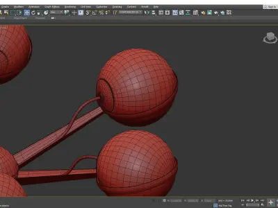 Ace Chandelier Low-poly 3D model