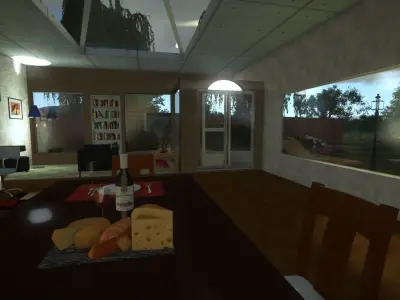 Corner house Low-poly 3D model purchase