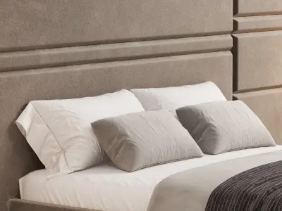 Barnet Modern Bed 3D model