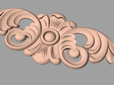 3D carved model furniture 3D design used for artcam aspire E772 3D model