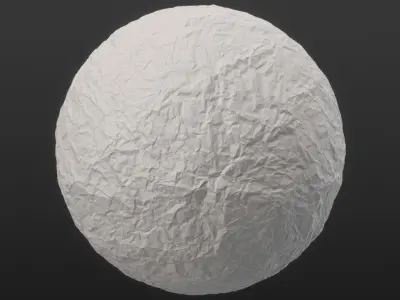 Creased paper seamless displacement texture Texture