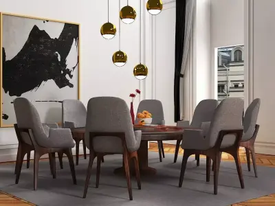 Dining interior 3D model