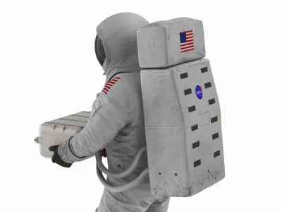  NASA Lunar Sample Return Container in Hand Astronaut 