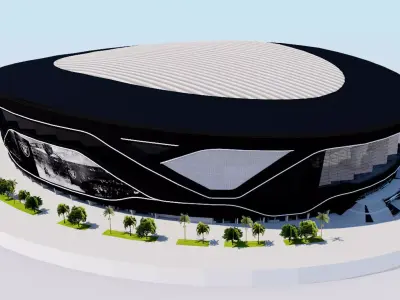 Allegiant Stadium - Las Vegas Raiders USA 3D model
