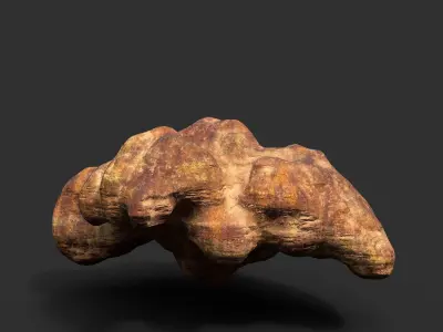 Low poly Desert Cave Modular Exterior Pack Low-poly 3D model
