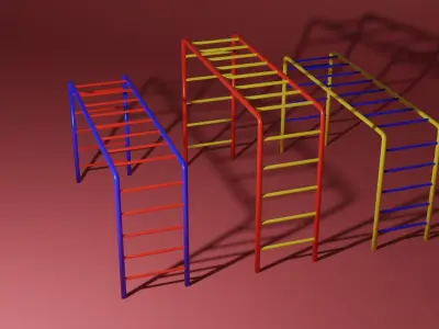 Park Ladders 3D model