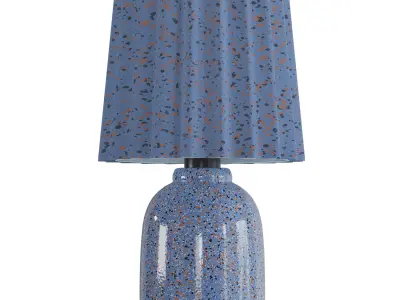 Mini Printed Ceramic Base Table Lamp Room Essentials 3D model