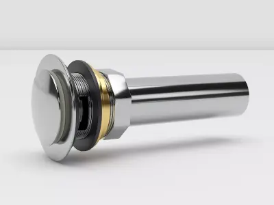 Sink Pop up Drain Tailpiece 3D model