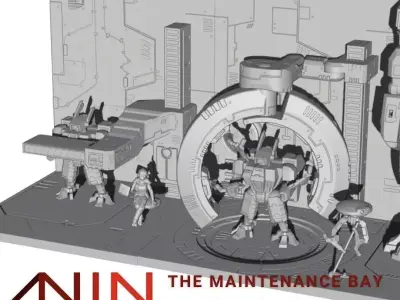 The Maintenance Bay Project Season II - Small Suits Sector 3D print model