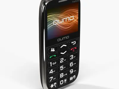 Qumo Push 231 Low-poly 3D model