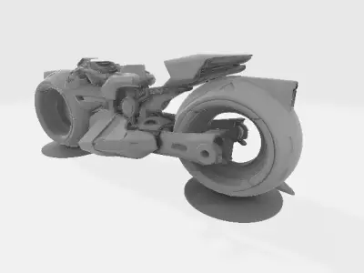 Light Cycle Tron Ares 3D print model