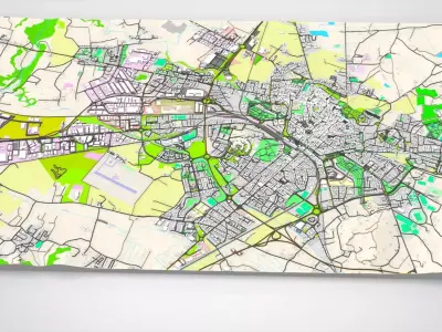 Cityscape Arezzo Tuscany Italy 3D model