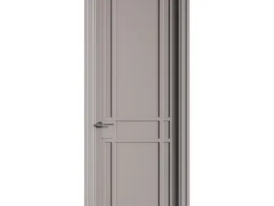 Modern entrance door 50 3D model