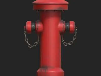 hydrant fire 3D model