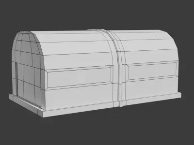 Warehouse 6 Low-poly 3D model purchase
