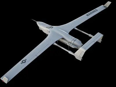  Rigged Boeing Insitu RQ-21 Blackjack UAV Drone PBR 