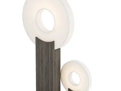 Comet floor lamp 3D model