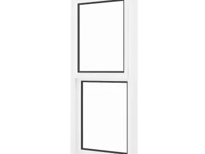 White Window 01 3D model
