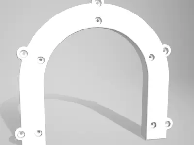 Cat door for indoor doors Free 3D print model