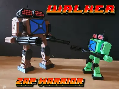 ZAP WARRIOR - WALKER 3D print model