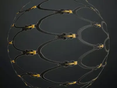 Full Opaque Glass Pattern Transparent PBR Seamless Texture