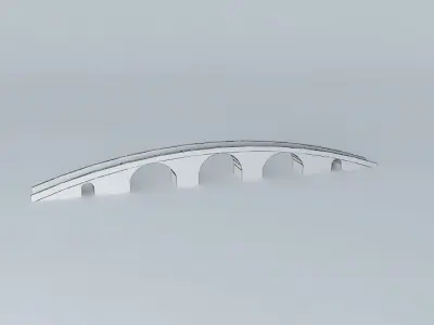 Roman bridge in El Ejido Free 3D model