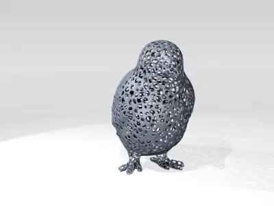 Swallow Voronoi 3D model