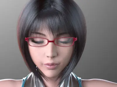 Sayuri Kouzuki V1 Light Edition for Maya 3D model